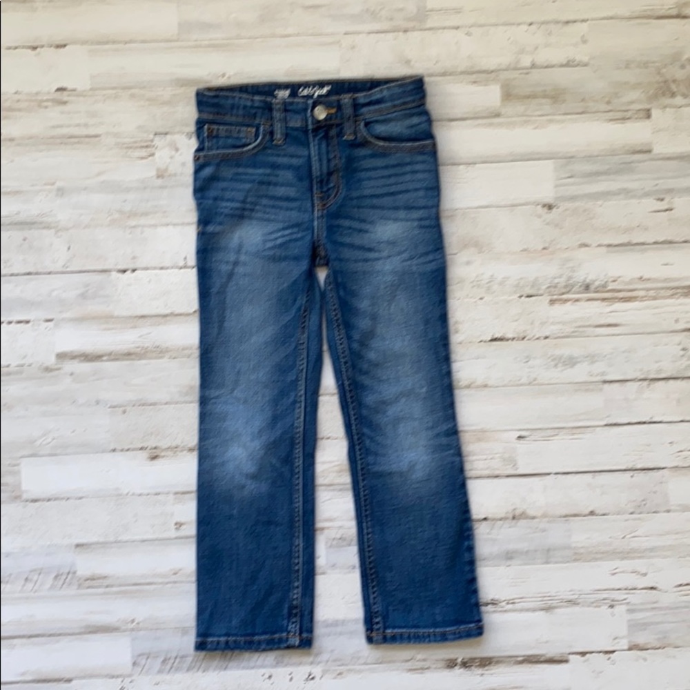 Boys size 6 Cat & Jack adjustable waist jeans EUC